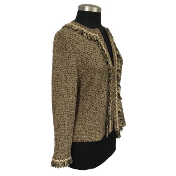 St. John Collection By Marie Gray Tweed Blazer Size 6 - Picture 4 of 10